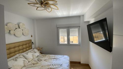 Katil atau katil-katil dalam bilik di THE ROCK VIEWS APARTMENTS 1 min walking to Gibraltar
