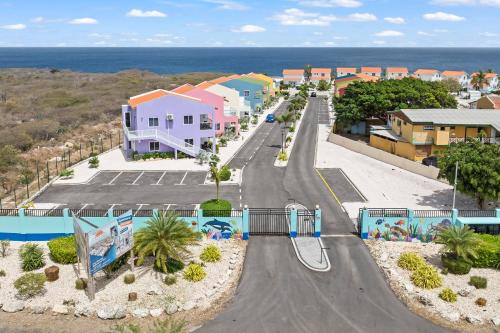 a street with a skate park and a playground at Bon Azul 5A in Westpunt