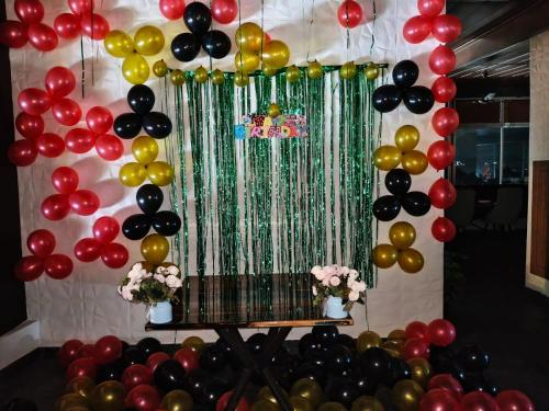a bunch of balloons and a bunch of other balloons at Hotel Landmark in Port Blair
