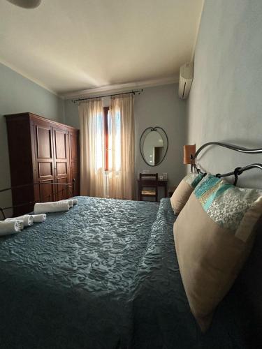 Кровать или кровати в номере Agriturismo La Valle dei Conti