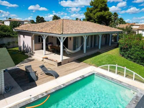 Villa pour 6 pers. avec piscine au Cap d'Agde - FR-1-607-218