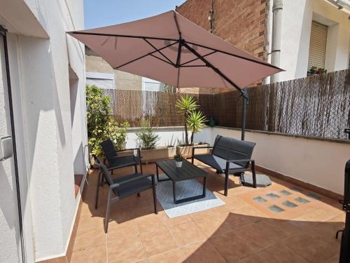 Balkón nebo terasa v ubytování Apartaments IXA
