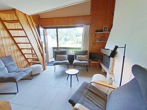 Appartement cosy avec cheminée et balcon, 6 couchages, Le Grand-Bornand - FR-1-241-63