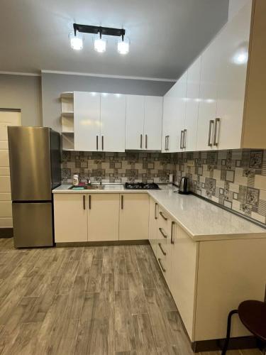 ND Apartmentにあるキッチンまたは簡易キッチン