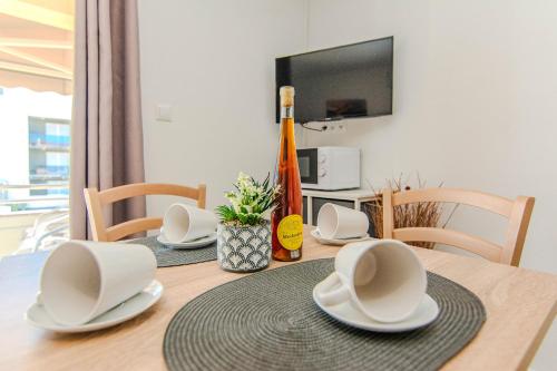 Μια τηλεόραση ή/και κέντρο ψυχαγωγίας στο Apartments Juracak Josip i Mira