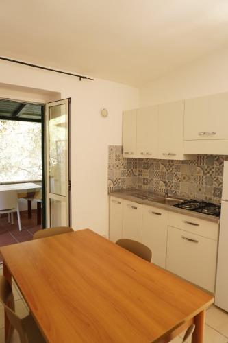 Η κουζίνα ή μικρή κουζίνα στο Residence Il Falco