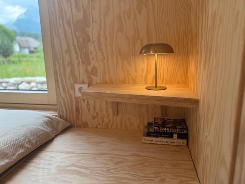 Cama o camas de una habitación en Telaj Residence - Cosy Cabins near Bovec, Soča Valley