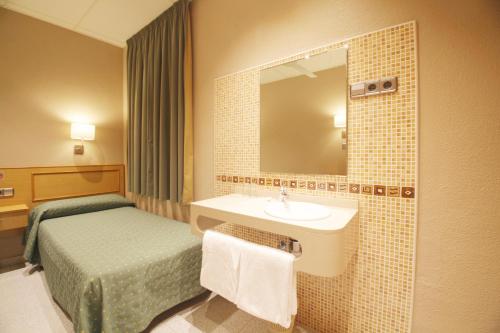 Koupelna v ubytování Hostal Nuevo Colon