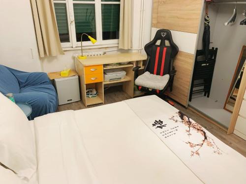 Postel nebo postele na pokoji v ubytování Shared home Wang - Private & Shared Room