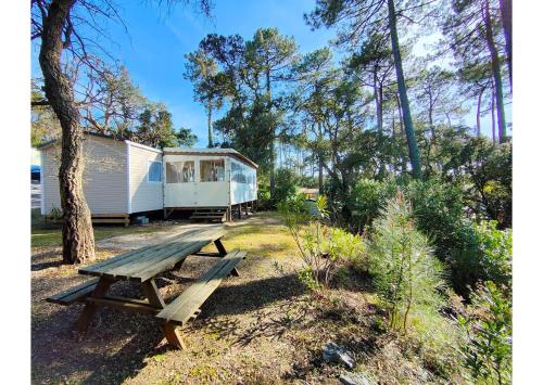 Mobil-home Clim, TV, LV Camping LES OYATS 4 étoiles - MH-A017