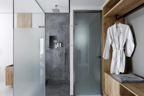 Un baño de Infinity View Hotel Tinos