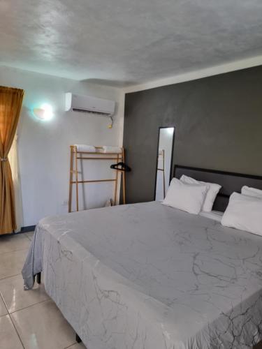 Postel nebo postele na pokoji v ubytování Cattleya Flor Hotel