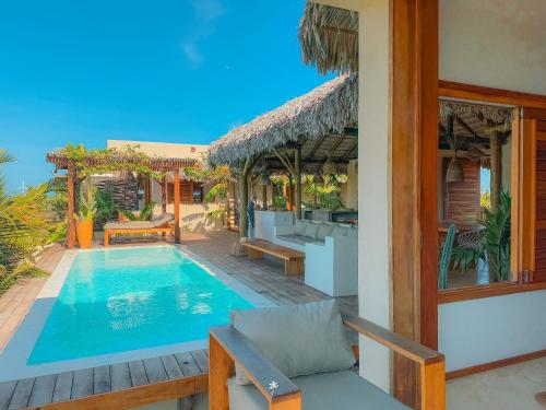 Πισίνα στο ή κοντά στο La Villa Dune, um luxo com vista espetacular por mar e coqueiral ! Uma experiência unica !