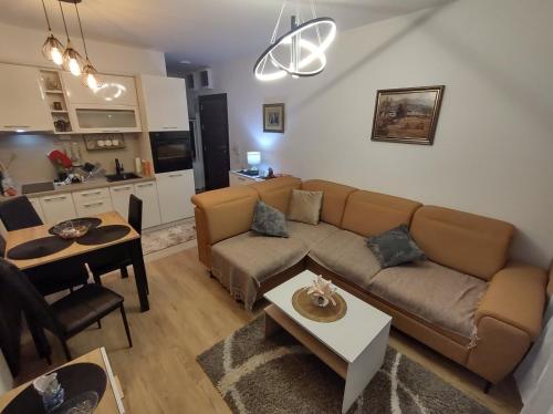 Kuchyň nebo kuchyňský kout v ubytování Apartman Jeca