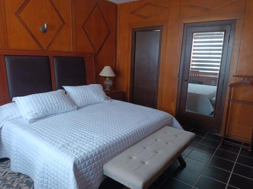Ein Bett oder Betten in einem Zimmer der Unterkunft Hotel Rio Nazas