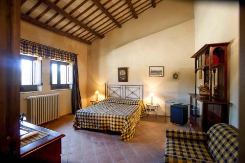 Ένα ή περισσότερα κρεβάτια σε δωμάτιο στο Agriturismo Baglio Fontana