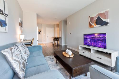 Posezení v ubytování Luxury Apt In Heart of Seaport