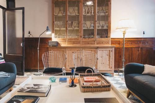 Ruang duduk di Casa Joia