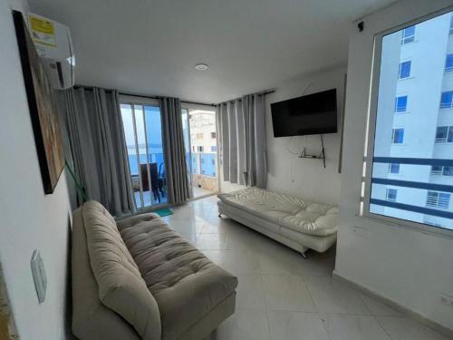 Posezení v ubytování Bahía Caribe