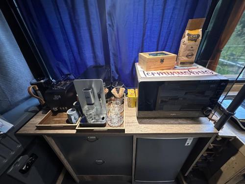 Kaffee-/Teezubehör in der Unterkunft TERMINUSBUS