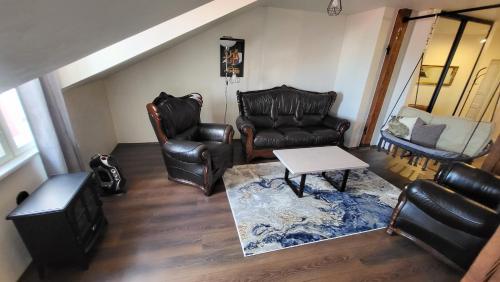 Ruang duduk di Viru apartment