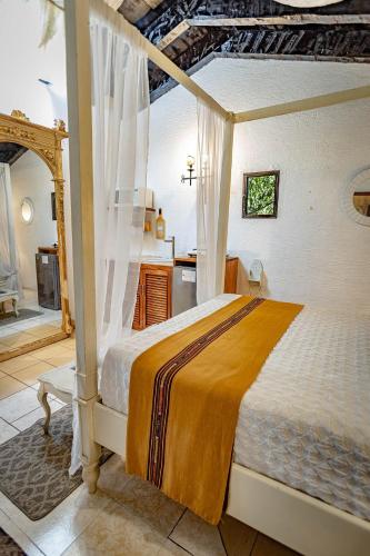 Кровать или кровати в номере El Solar Apartamentos