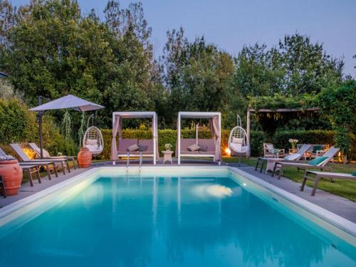 Πισίνα στο ή κοντά στο Apartment in Tuscany with Scenic Pool Views