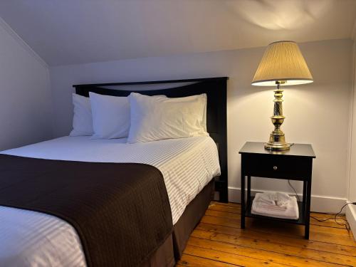 Postel nebo postele na pokoji v ubytování Maison vue Fleuve 4 chambres deux pas du traversier !