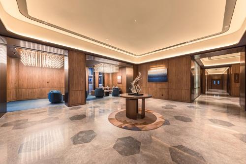 Vstupní hala nebo recepce v ubytování Tianjin Station Crystal Orange Hotel