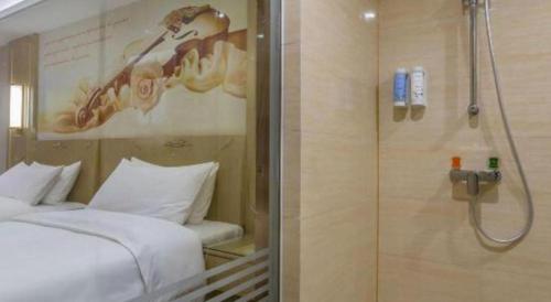 Koupelna v ubytování Vienna Hotel Shandong Dezhou Government Shopping Plaza