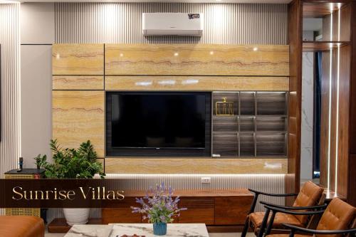 Μια τηλεόραση ή/και κέντρο ψυχαγωγίας στο Sunrise Villas