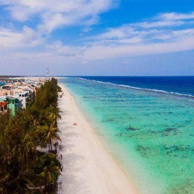 Palmscape في هولهومالي: منظر جوي لشاطئ مع المحيط