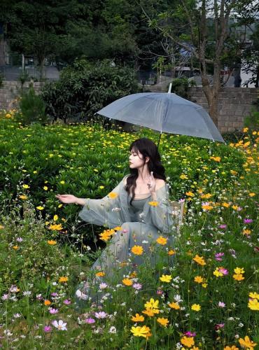 Un jardín fuera de Vườn An nhiên Mộc Châu