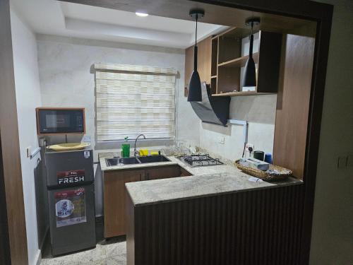 Dapur atau dapur kecil di Bimsy's Place