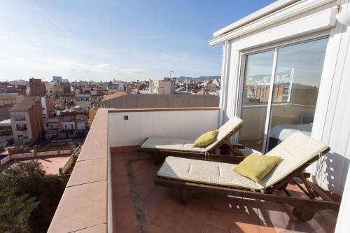 Gaudi penthouse with terrace views