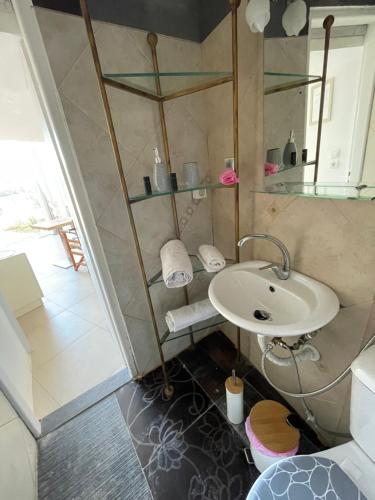 Koupelna v ubytování Amalthea Serenity Suite