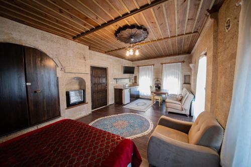 Kuchyň nebo kuchyňský kout v ubytování Chelebi Cave House