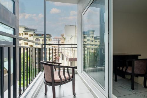 Un balcón o terraza en Mughal Suites