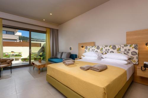 Katil atau katil-katil dalam bilik di ALEA Hotel & Suites