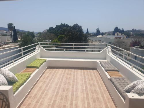 a view from the top of a roof at Kavala Hotel Bodrum in Bodrum City