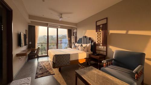 Χώρος καθιστικού στο Titanic Boutique Hotel