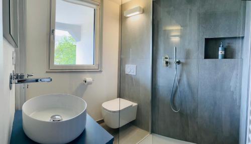 Phòng tắm tại Villa Franca