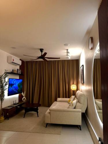 Katil atau katil-katil dalam bilik di The Cozy Hub CIQ Tebrau Johor Bahru