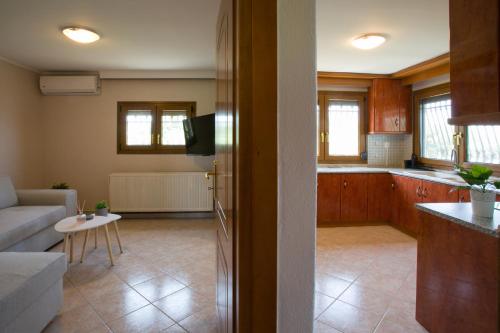Χώρος καθιστικού στο Aegean Breeze House