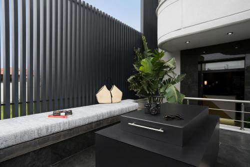 Melite Luxury Rooms & Apartmentsにあるバルコニーまたはテラス