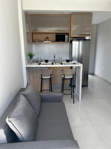Η κουζίνα ή μικρή κουζίνα στο Duplex Bahia Farm Show