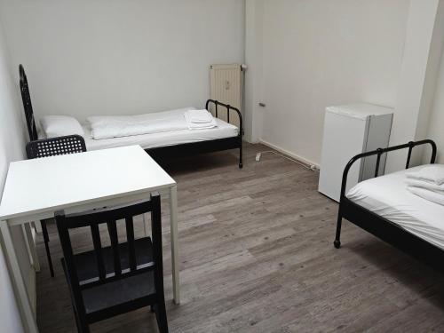 Ένα ή περισσότερα κρεβάτια σε δωμάτιο στο Hotel Rahlau