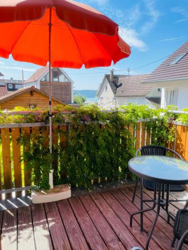 Balkón nebo terasa v ubytování Ferienwohnung Vogt