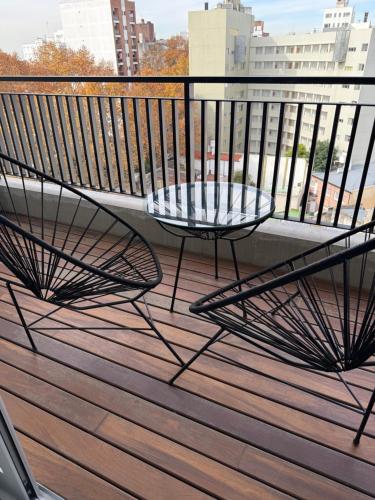 Balkón nebo terasa v ubytování Monoambiente , excelente ubicacion , cercano a Hospitales Y principales Universidades, OPCIONAL COCHERA