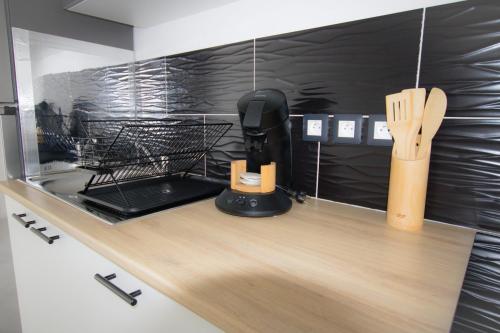 Dapur atau dapur kecil di Les Players